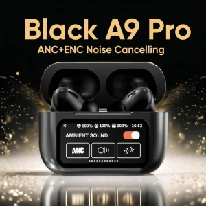A9 Pro ANC Touch Screen Wireless Earbuds